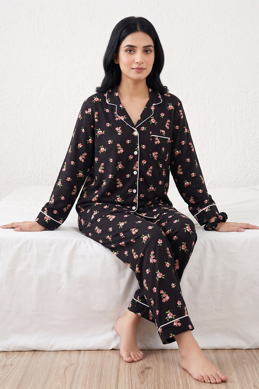 Floral Nightfall Pj Set