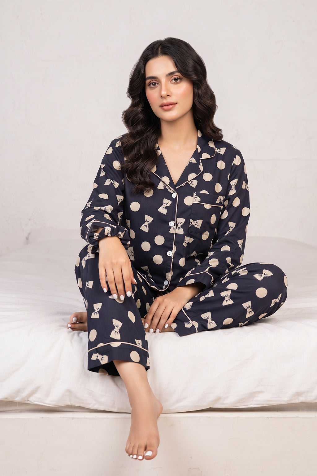 Dots & Bows Pj Set