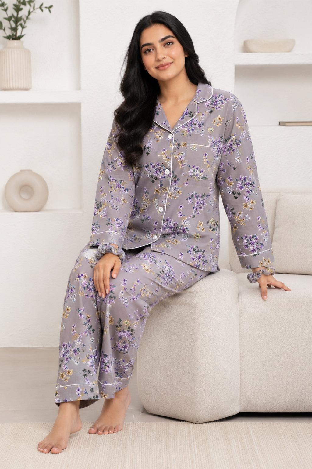 Grey Bolosom Pj Set