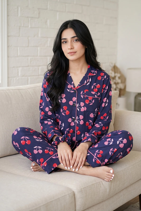 Claret Pj Set