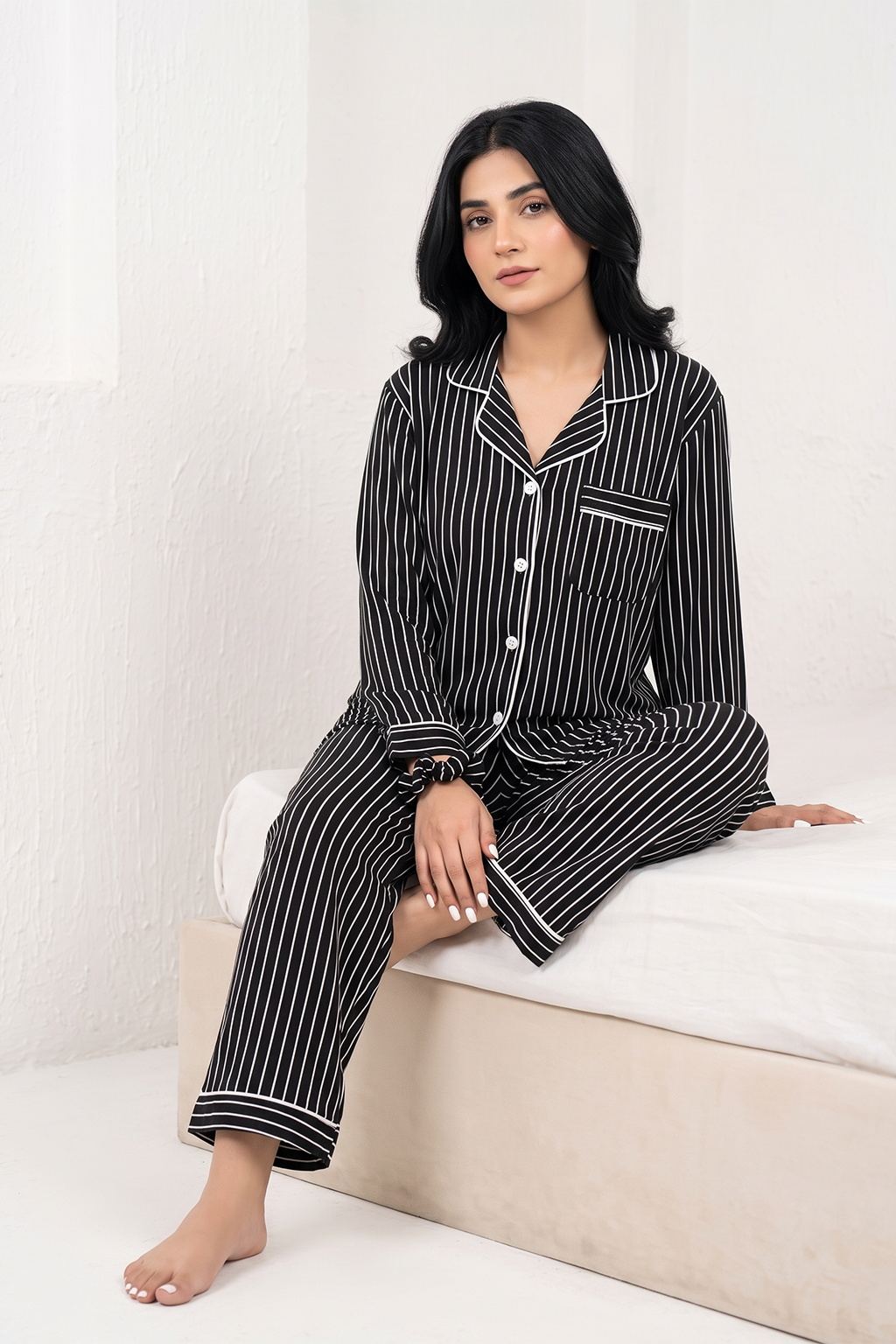 Black Lines Pj Set