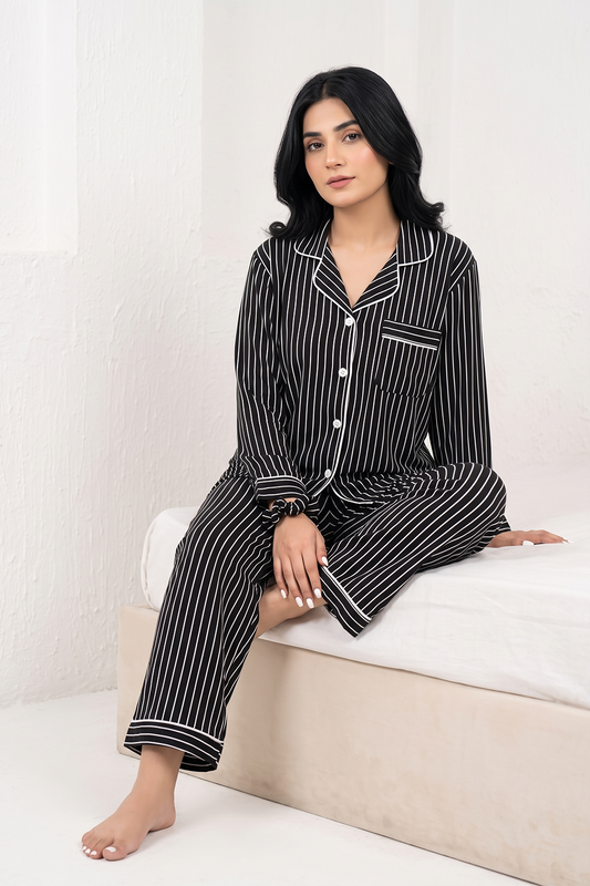 Black Lines Pj Set
