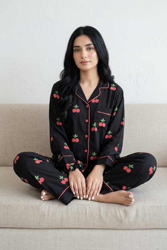 Cherries Pj Set