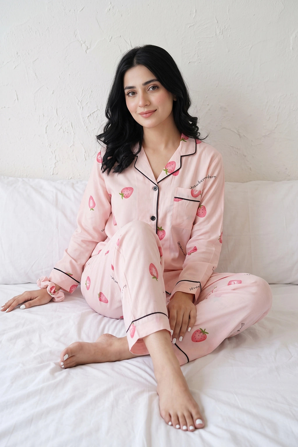 Strawberries Pj Set