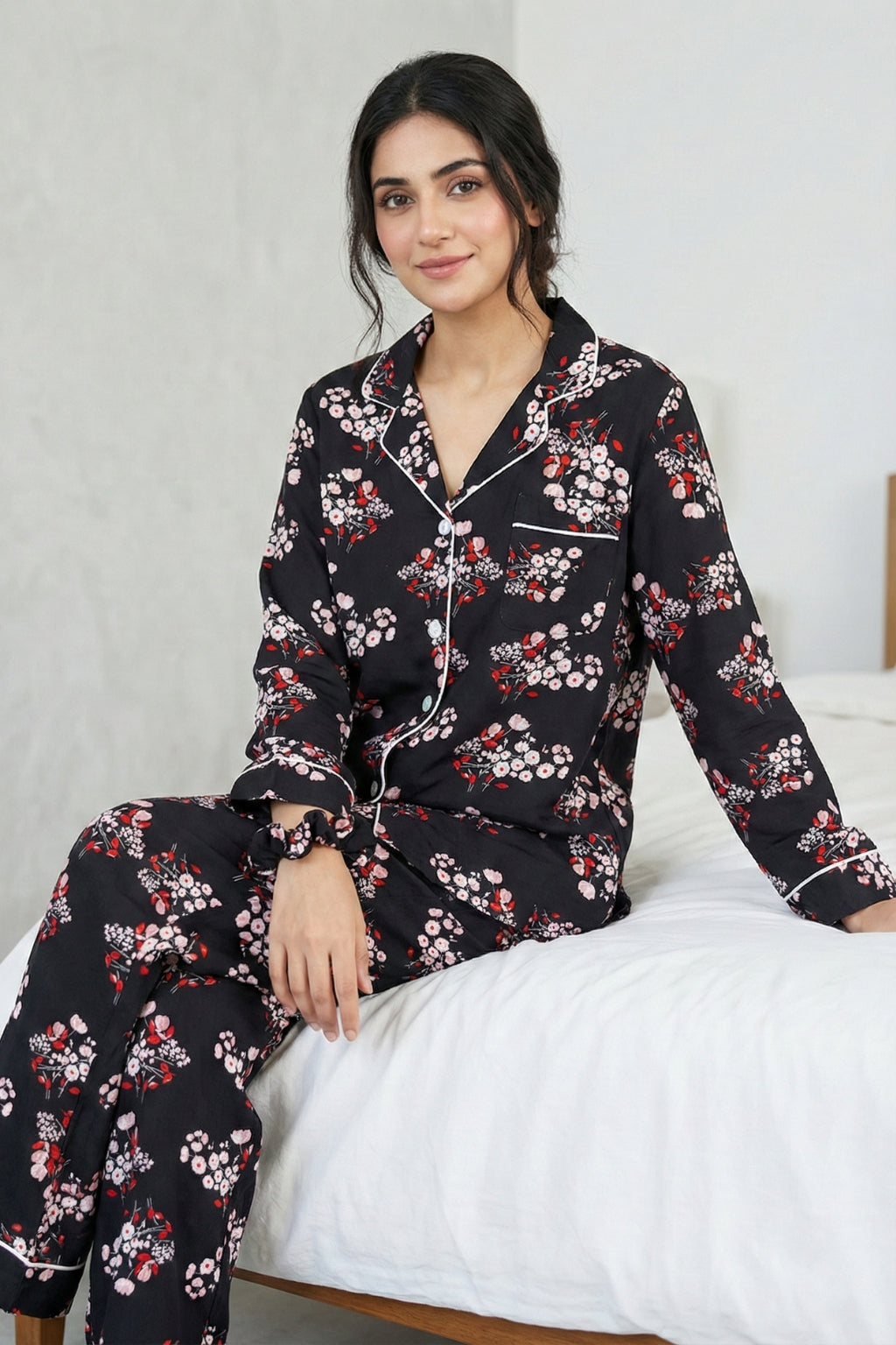 Floral Nightfall Pj Set