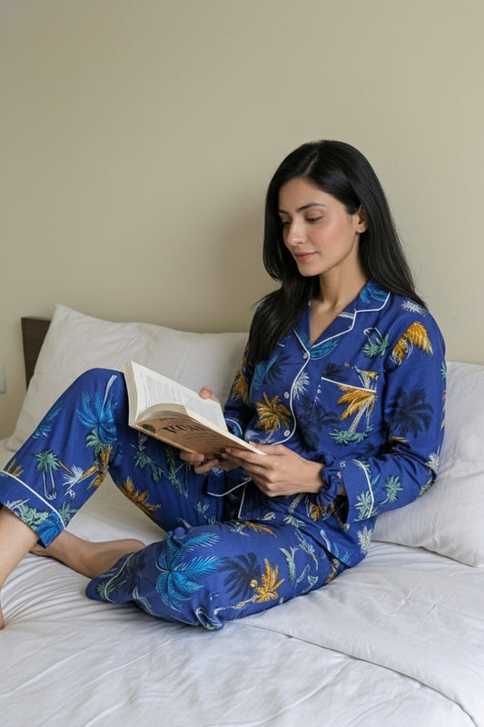 Blue Palms Pj Set