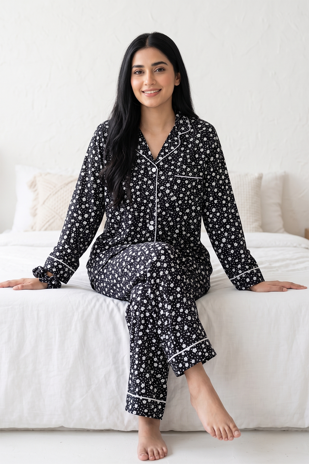 Black Serenity Pj Set