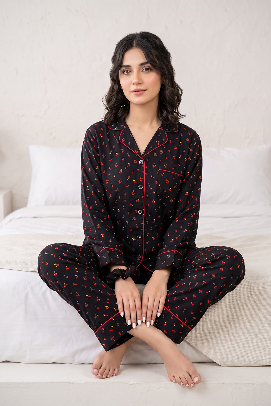 Red Cherries Pj Set