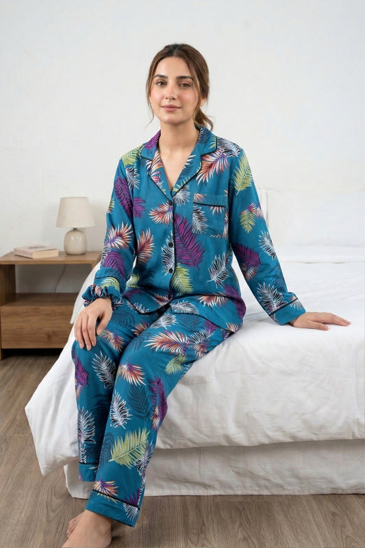 Palm Bloom Pj Set
