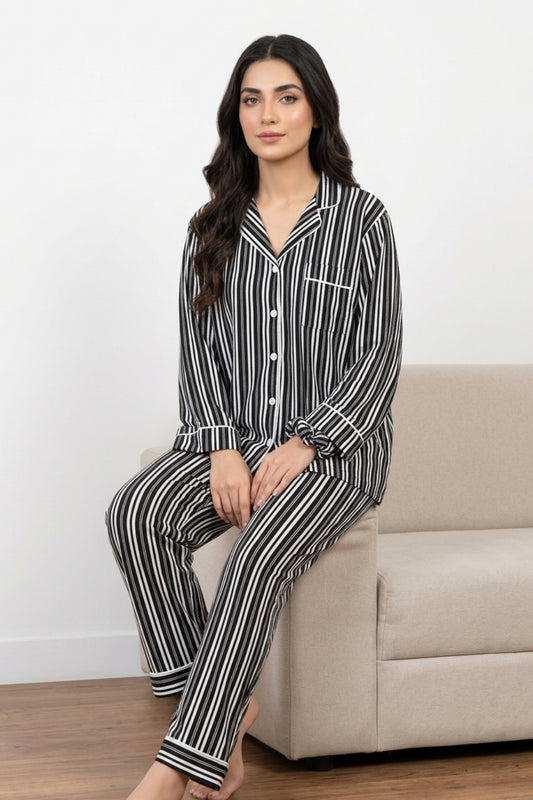Black Lines Pj Set
