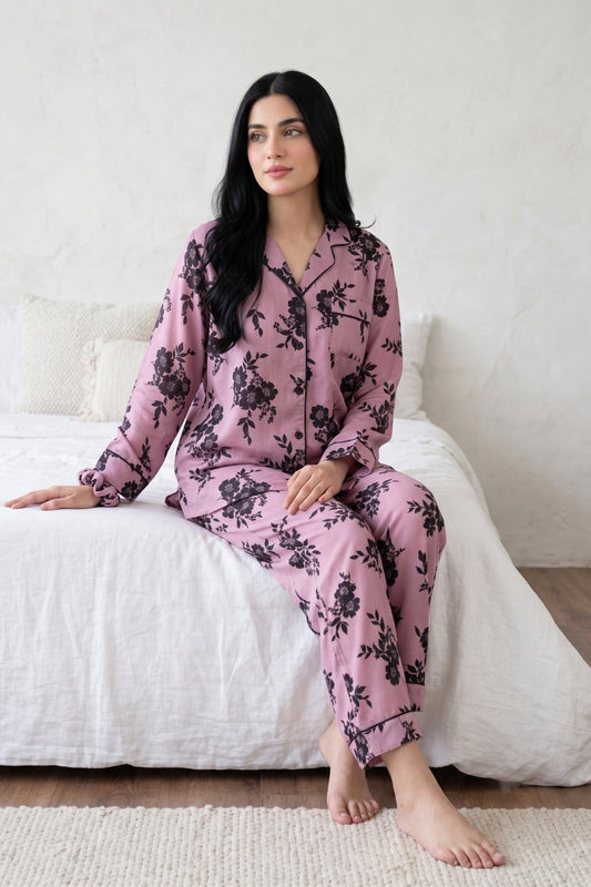Purple Charm Pj Set