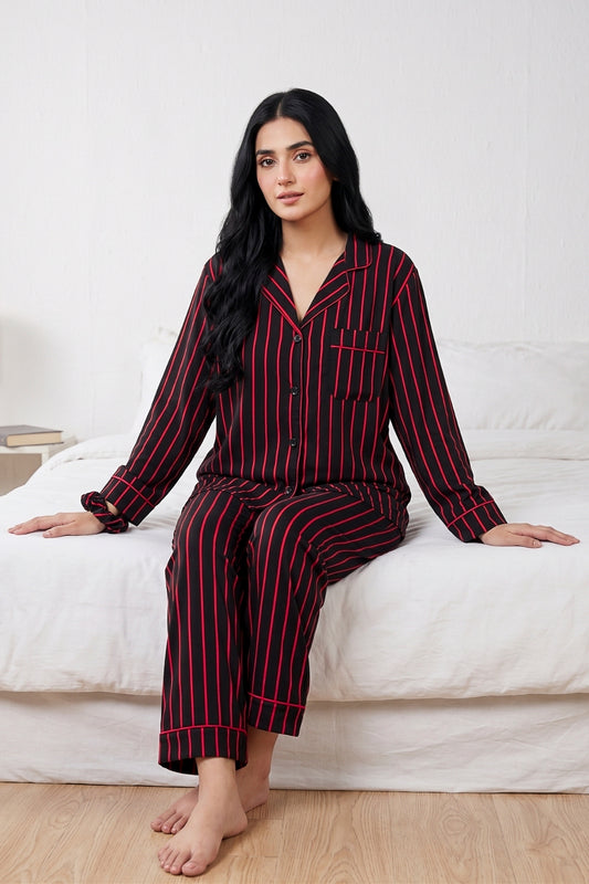 Red Lines Pj Set
