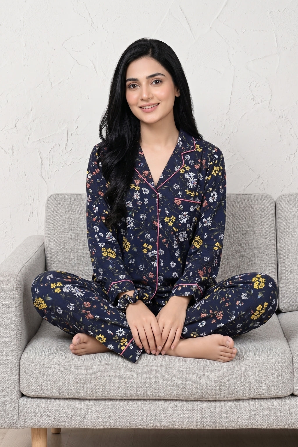 Floral Canvas Pj Set