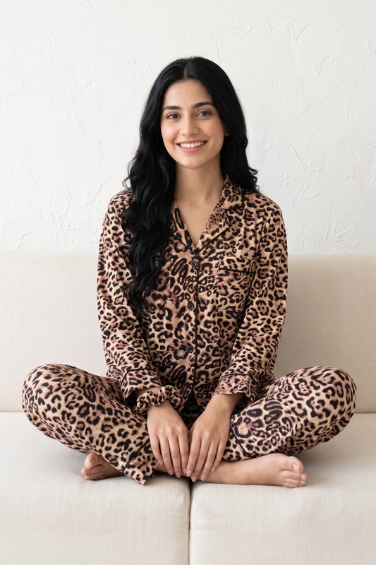 Tiger Print Pj Set