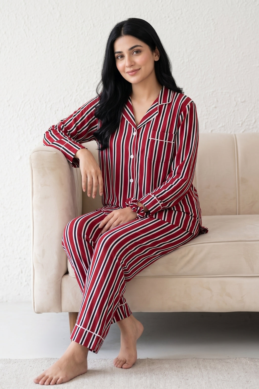 Plaid Pj Set