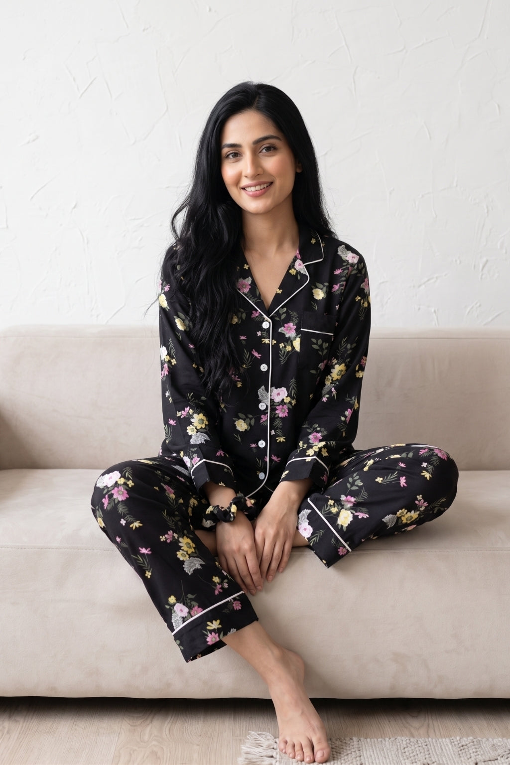 Floral Hues Pj Set