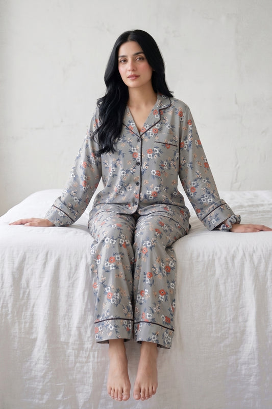 Grey Whisper Pj Set