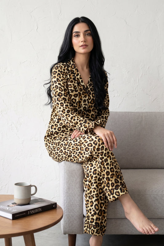 Retro Cheetah PJ Set
